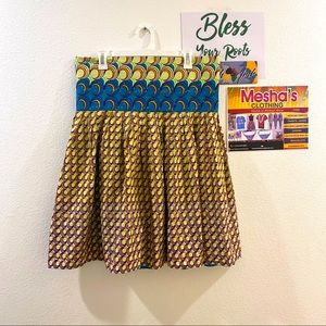 African Fabric Print Skirt